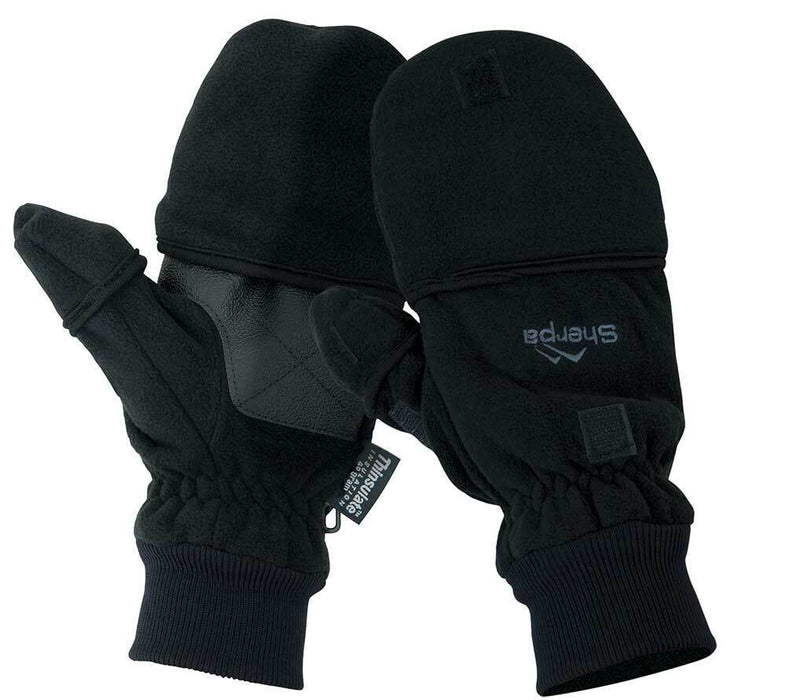 Sherpa Fleece Convertible Mitt/Shooters Glove-0