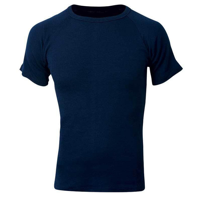 Sherpa Unisex Polypro Short Sleeve Crew Neck Thermal Top Navy-0