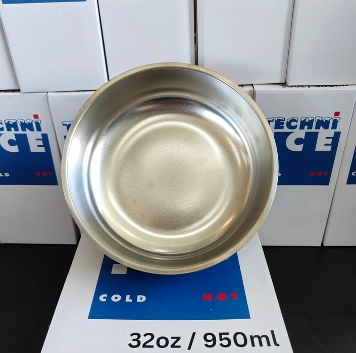 New 2024 Model Techni Ice 950ml (32 oz.) Dog Bowl Black Stainless Steel 6 Years Warranty *FRESH STOCK JUST ARRIVED