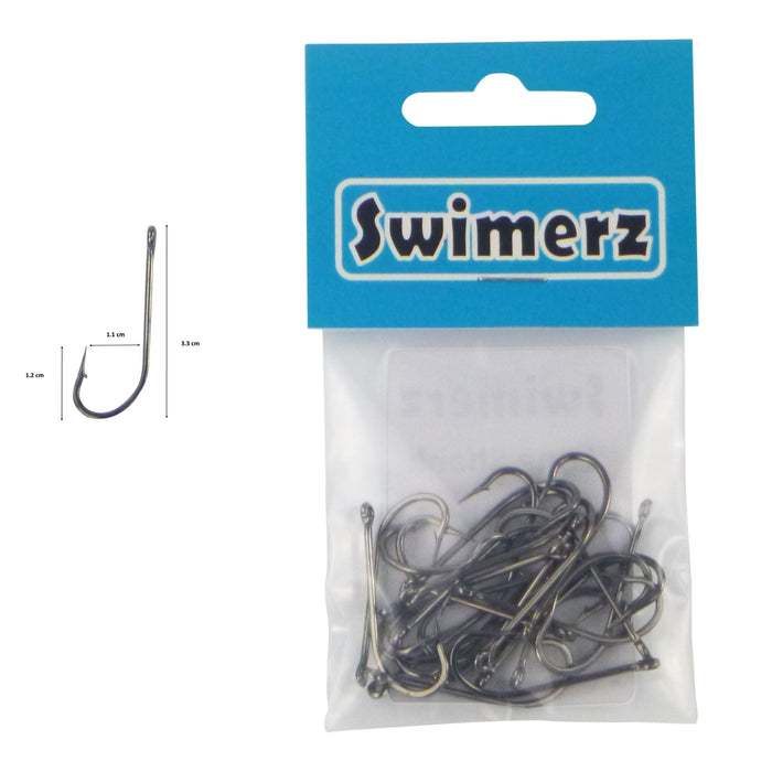 Swimerz 0/1 Long Shank Worm Hook 25 Pack - Outbackers