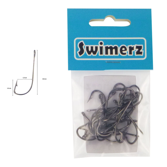 Swimerz 2/0 Long Shank Worm Hook 25 pack - Outbackers