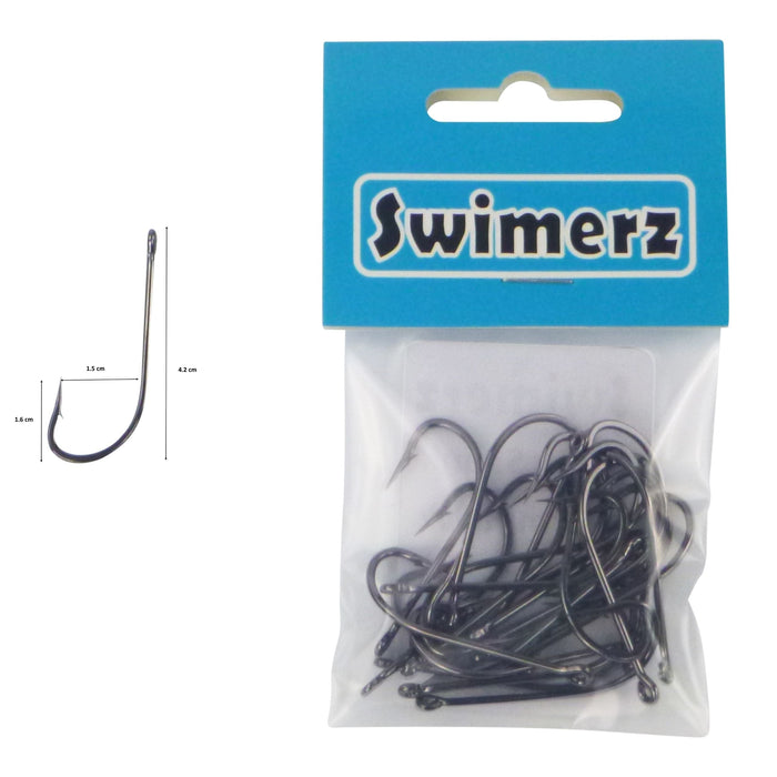 Swimerz 3/0 Long Shank Worm Hook 25 Pack - Outbackers