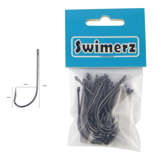 Swimerz 4/0 Long Shank Worm Hook 25 Pack - Outbackers