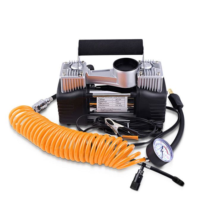 Giantz 12V Portable Air Compressor - Outbackers