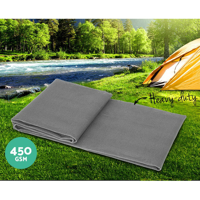 Weisshorn 3 X 2.5M Annex Floor Mat - Grey - Outbackers