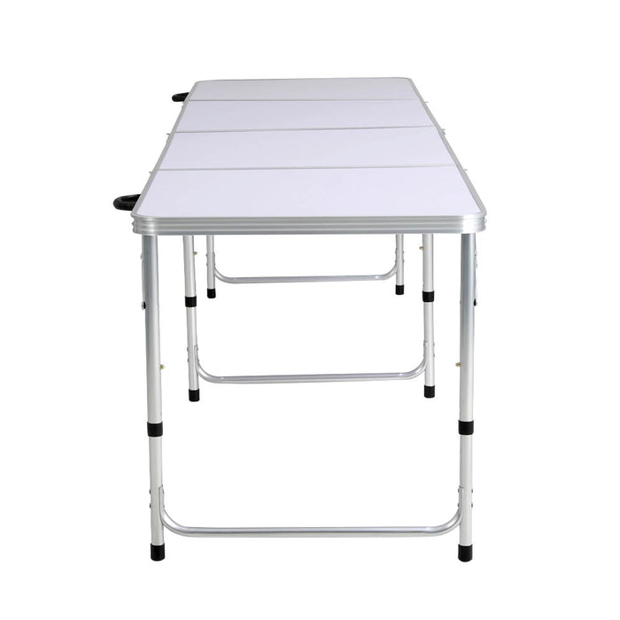 Weisshorn Camping Table Folding Aluminum Portable BBQ Outdoor 240CM - Outbackers