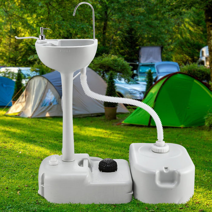 Weisshorn Portable Camping Wash Basin 43L - Outbackers