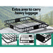 Giantz Universal Car Roof Rack Basket Luggage Carrier Steel Vehicle Cargo 111cm - Outbackers