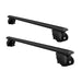 Universal Car Roof Rack Aluminium Cross Bars Adjustable 126cm Black Upgraded - Outbackers