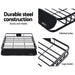 Giantz Universal Roof Rack Basket Car Luggage Carrier Steel Vehicle Cargo 112cm - Outbackers