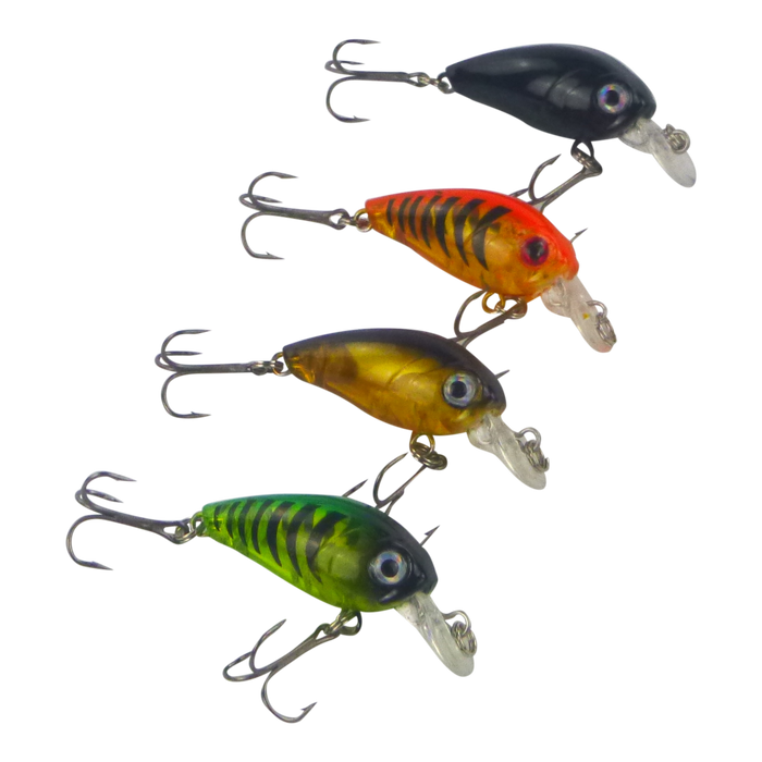 Finesse Chisana Crankbait, Green Bandit, 45mm - Outbackers