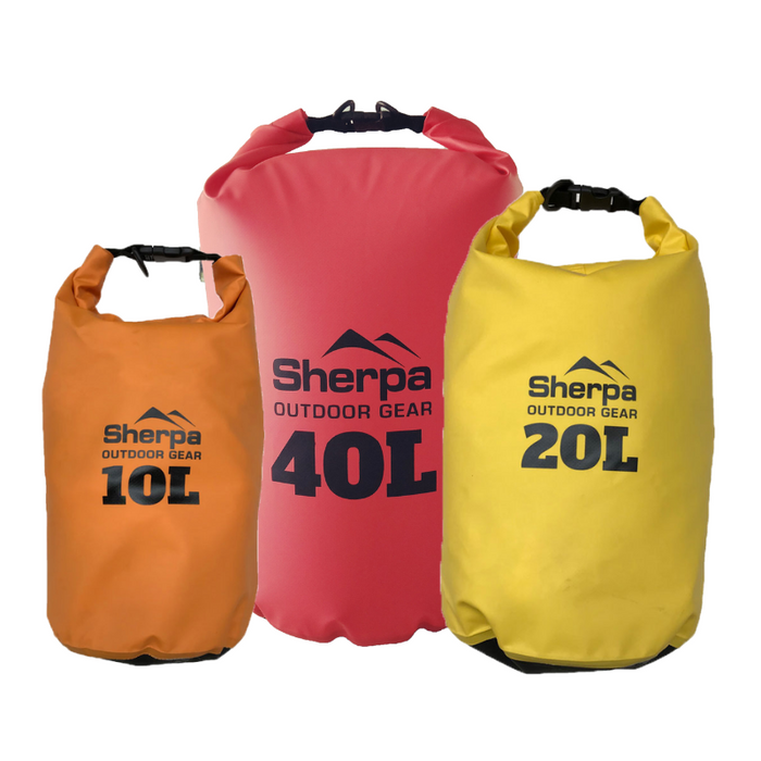 Sherpa Waterproof Dry Bag 3 Piece Set (Large) - Outbackers