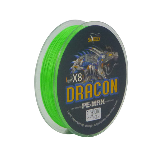 Samdely Dracon X8 Braid, Green, #2.0, 25lb, 300Mtr - Outbackers