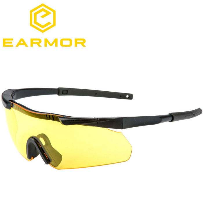 Earmor 400 Uv Protection Impact Resistant Blade Style Shooting Glasses - Outbackers