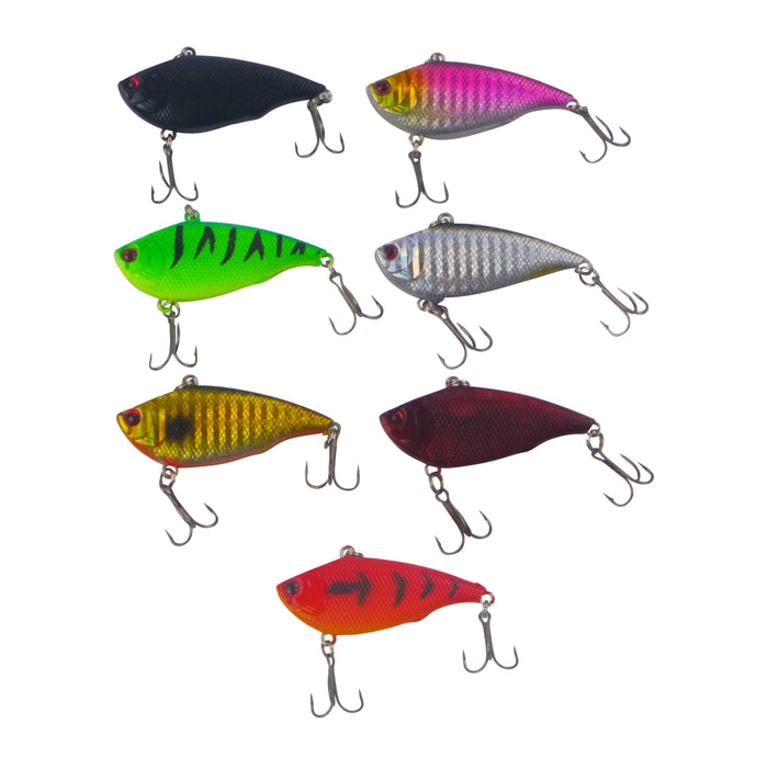 Finesse 'Excaliber' Lipless Crankbait, 55mm, Lime Tiger - Outbackers