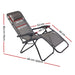 Gardeon Zero Gravity Recliner Chairs Outdoor Sun Lounge Beach Chair Camping - Beige - Outbackers