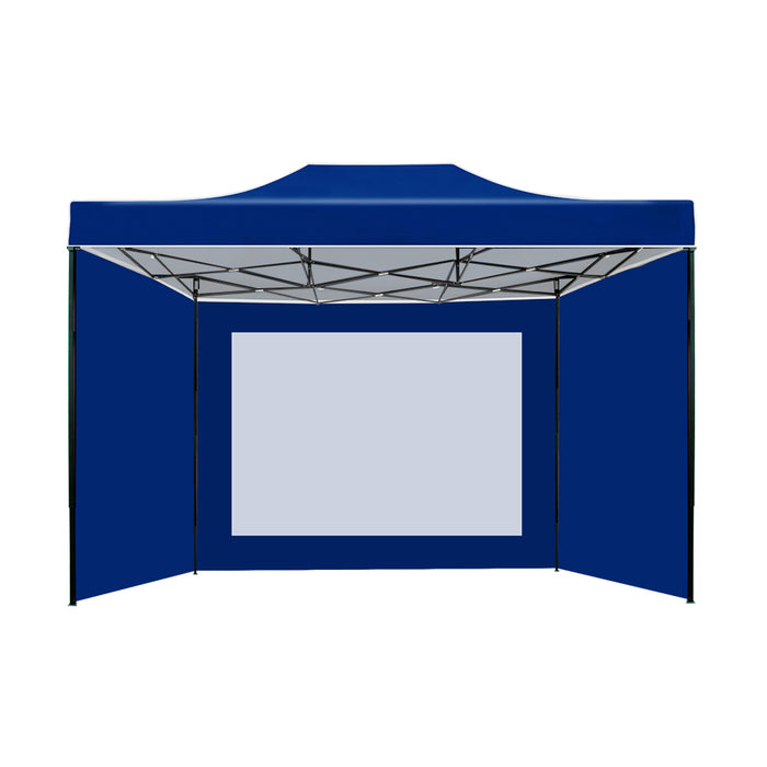 Instahut Gazebo Pop Up Marquee 3x4.5 Folding Wedding Tent Gazebos Shade Blue - Outbackers