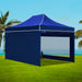 Instahut Gazebo Pop Up Marquee 3x4.5 Folding Wedding Tent Gazebos Shade Blue - Outbackers