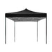 Instahut Gazebo Pop Up Marquee 3x3 Outdoor Tent Folding Wedding Gazebos Black - Outbackers