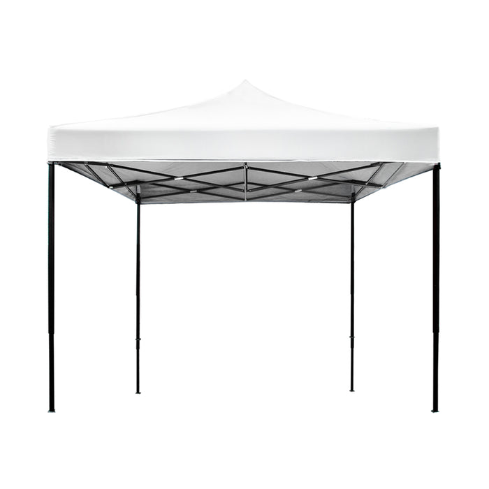 Instahut Gazebo Pop Up Marquee 3x3 Outdoor Tent Folding Wedding Gazebos White - Outbackers