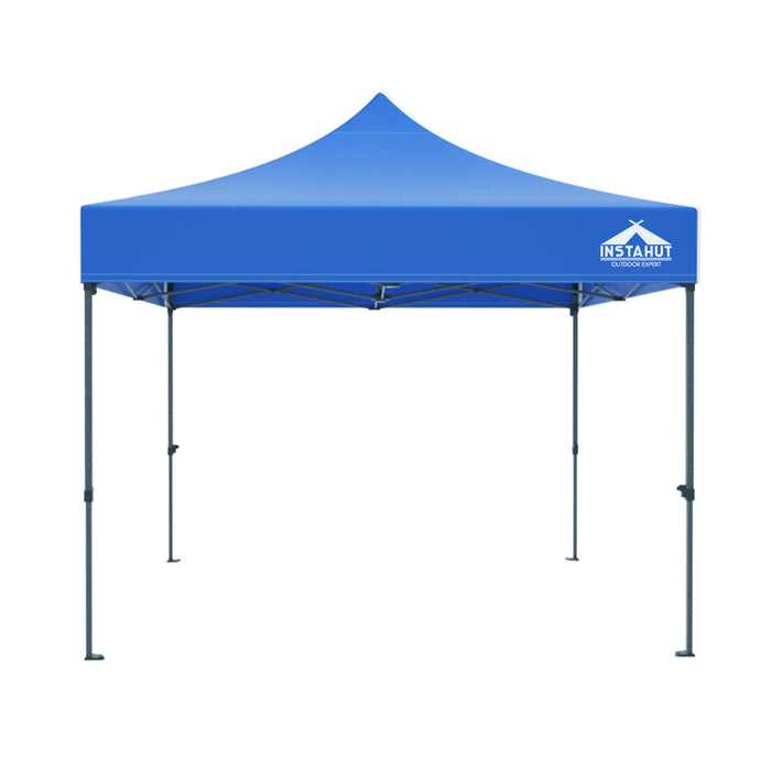 Instahut Gazebo Pop Up Marquee 3x3 Outdoor Wedding Gazebos Base Pod Kit Blue - Outbackers