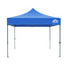 Instahut Gazebo Pop Up Marquee 3x3 Outdoor Wedding Gazebos Base Pod Kit Blue - Outbackers