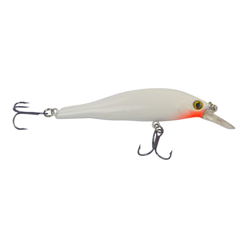 Finesse L Series Minnow, White Blush, 95mm - Outbackers