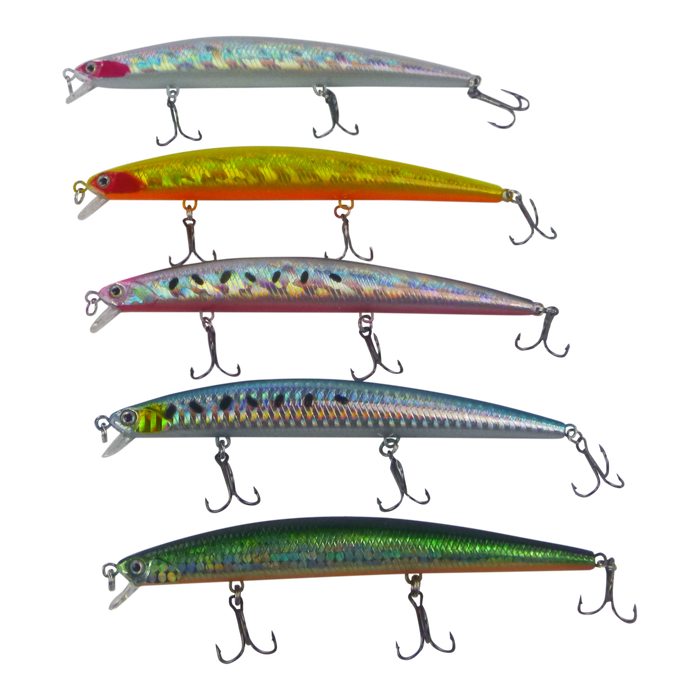 Finesse MK21 Shallow Diving Lure, 130mm, Green Blaze - Outbackers