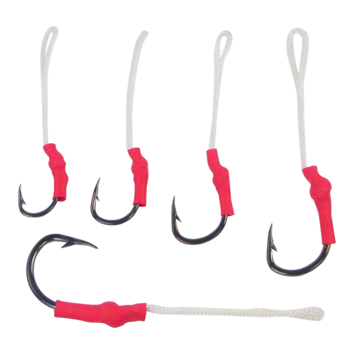 Swimerz 3/0 Single Assist Hooks, 8 pack - Outbackers