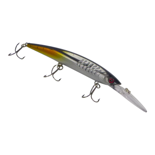 Finesse 'Flash Minnow' Silver Chrome, 150mm Deep Diving Lure - Outbackers