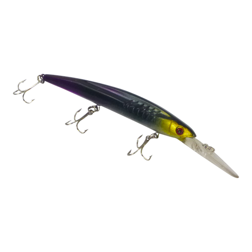 Finesse 'Flash Minnow' Black Gold, 150mm Deep Diving Lure - Outbackers