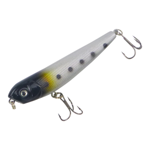 Toppu Mizzu Walking Dog, 85mm, Spotted Minnow - Outbackers