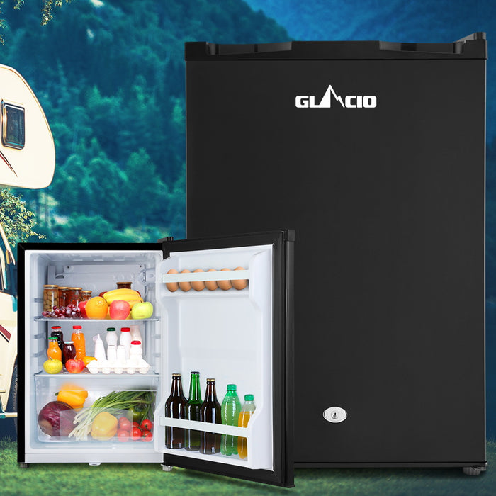 Glacio Camping 80L Portable Fridge Cooler Upright 12V/24V/240V Caravan - Outbackers