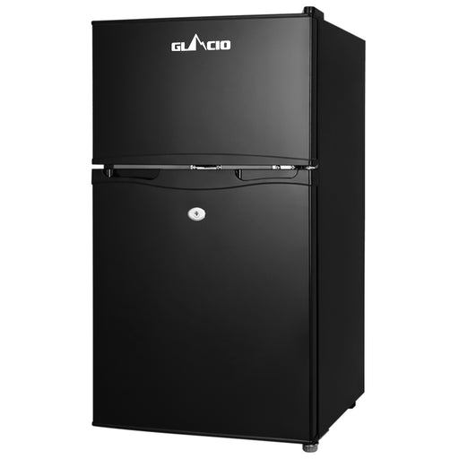 Glacio 90L Portable Fridge Bar Freezer Cooler Upright 12V/24V/240V Caravan Car - Outbackers