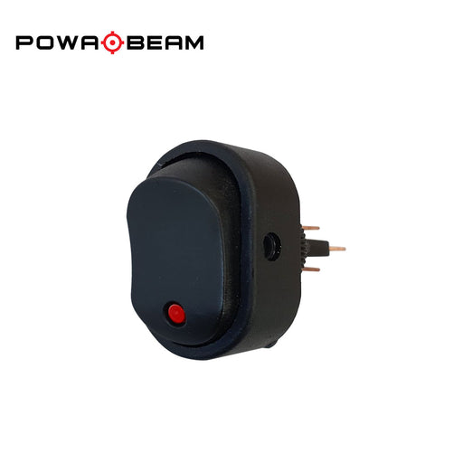 Powa Beam Red Rocker Spotlight Switch - Outbackers