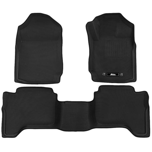 Weisshorn Car Floor Mats Rubber Fits Ford Ranger PX PX2 PX3 Dual Cab 2011-2022 3D - Outbackers