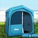 Weisshorn Pop Up Camping Shower Tent Portable Toilet Outdoor Change Room Blue - Outbackers