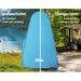 Weisshorn Pop-up Shower Tent Camping Outdoor Toilet Privacy Change Room Blue - Outbackers