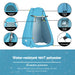 Weisshorn Pop-up Shower Tent Camping Outdoor Toilet Privacy Change Room Blue - Outbackers