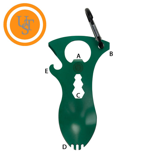 Spork Multi Tool - Green - Outbackers