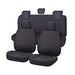 Seat Covers for TOYOTA HILUX SR - SR5 4X4 KUN26R - GGN25R 04/2005 - 06/2015 S DUAL CAB UTILITY FR CHARCOAL CHALLENGER - Outbackers