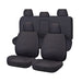 Seat Covers for MITSUBISHI TRITON FR MQ SERIES 01/2015 - ON DUAL CAB UTILITY FR CHARCOAL CHALLENGER - Outbackers