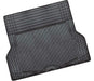 ALUMINIUM LOOK 1-Piece Boot Mat - BLACK [Rubber/Aluminium Look] - Outbackers