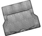 ALUMINIUM LOOK 1-Piece Boot Mat - CARBON [Rubber/Aluminium Look] - Outbackers