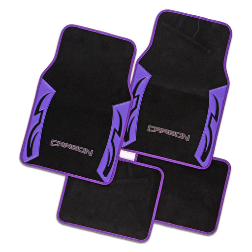 Carpet Mat Set. Set of 4. CARBON Purple - Outbackers