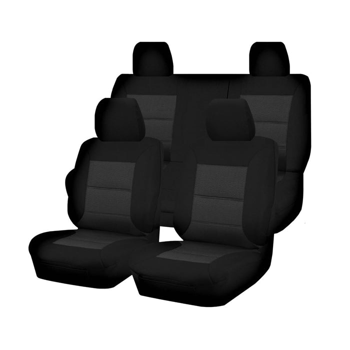 Seat Covers for MAZDA BT-50 TF XT DUAL CAB 07/2020 - ON PREMIUM BLACK - Outbackers