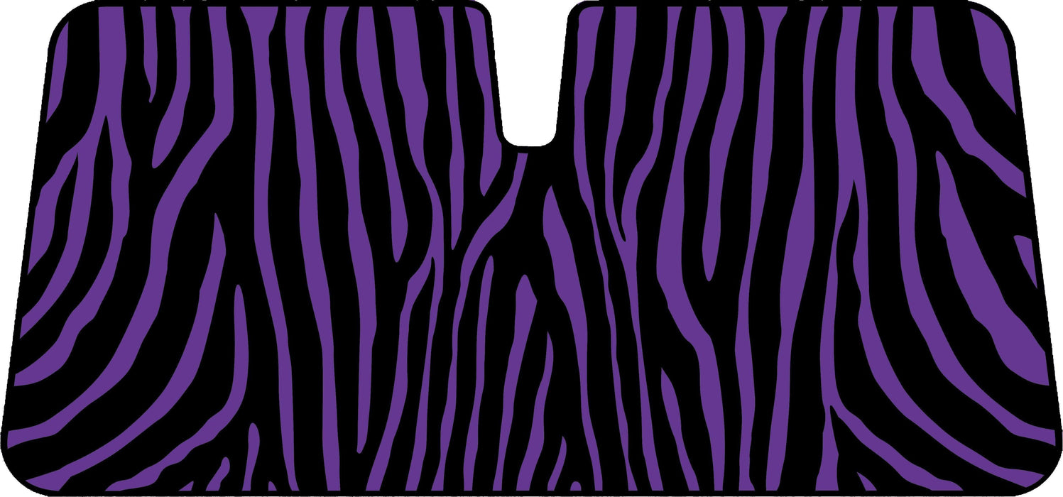 Premium Sun Shade [147cm x 68.5cm] - ZEBRA PURPLE - Outbackers