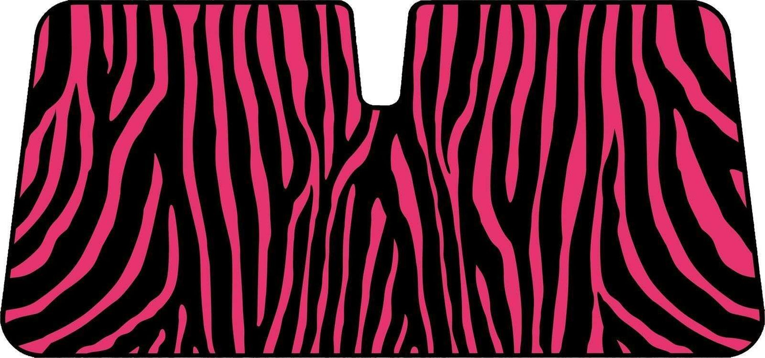 Premium Sun Shade [147cm x 68.5cm] - ZEBRA PINK - Outbackers