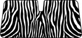 Premium Sun Shade [147cm x 68.5cm] - ZEBRA WHITE - Outbackers