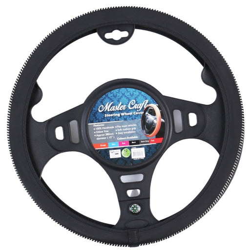 Mastercraft Steering Wheel Cover - Black - Outbackers